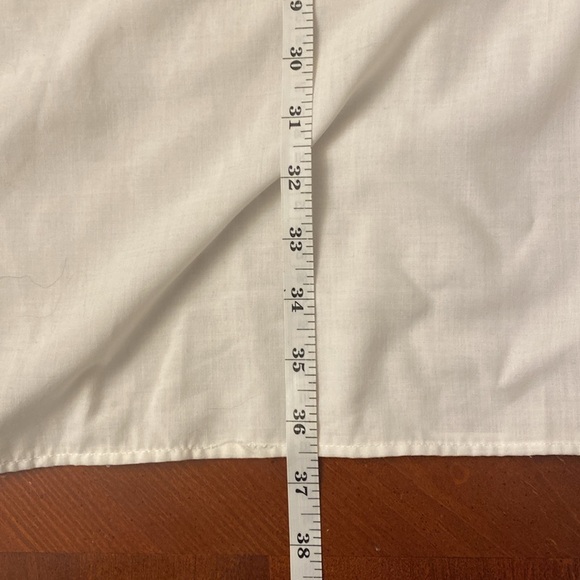 Vintage XL French Maid white midi night gown 80s Cotton - Picture 4 of 8